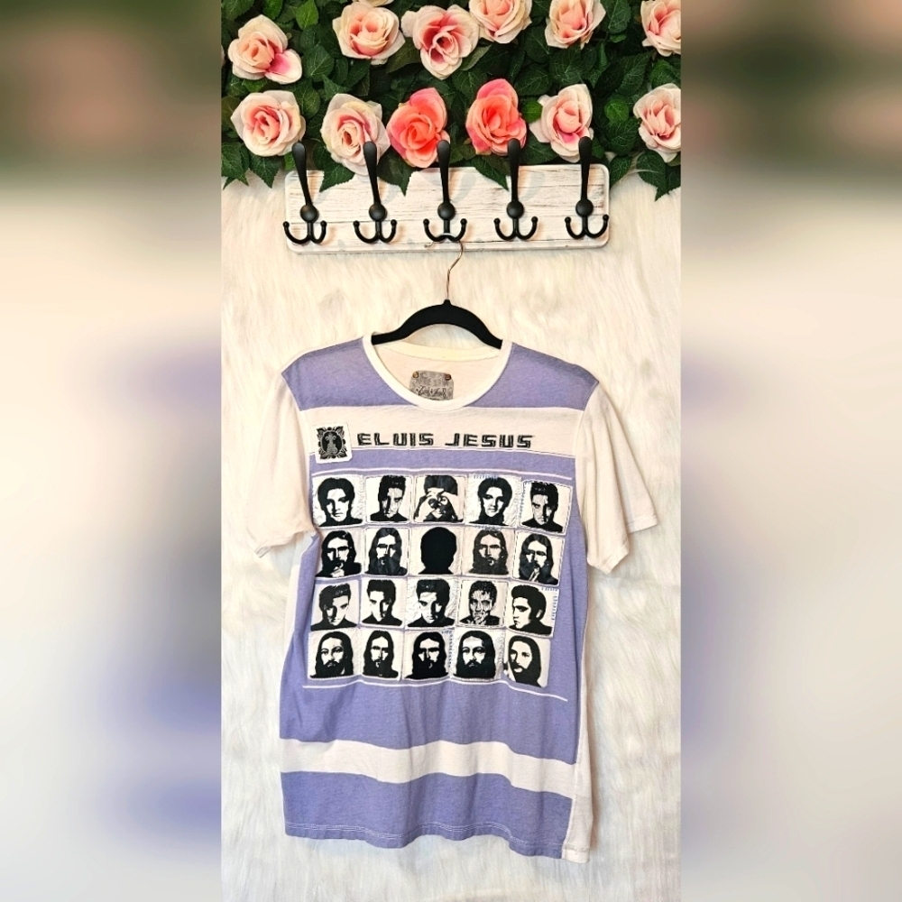 Elvis Jesus Vintage Textile Progression Tee